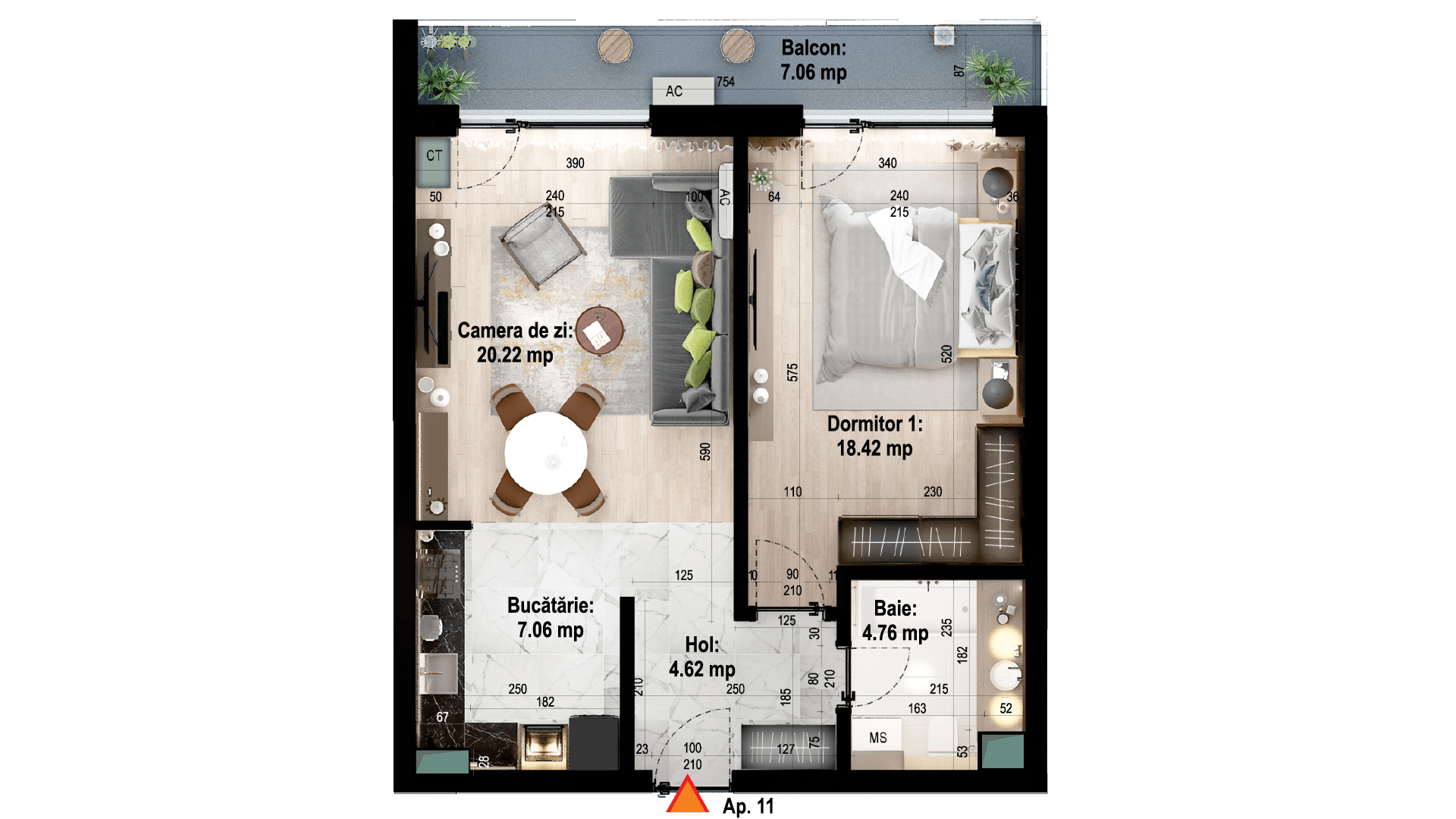 Apartament tip 11