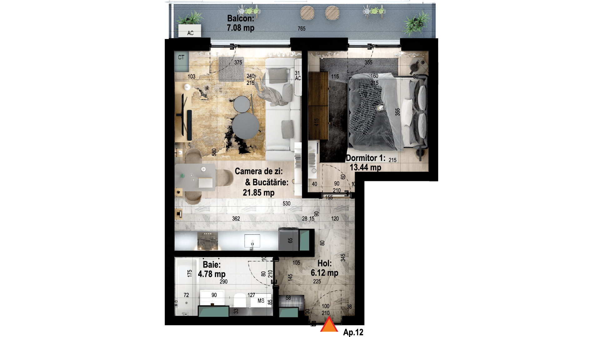 Apartament tip 12