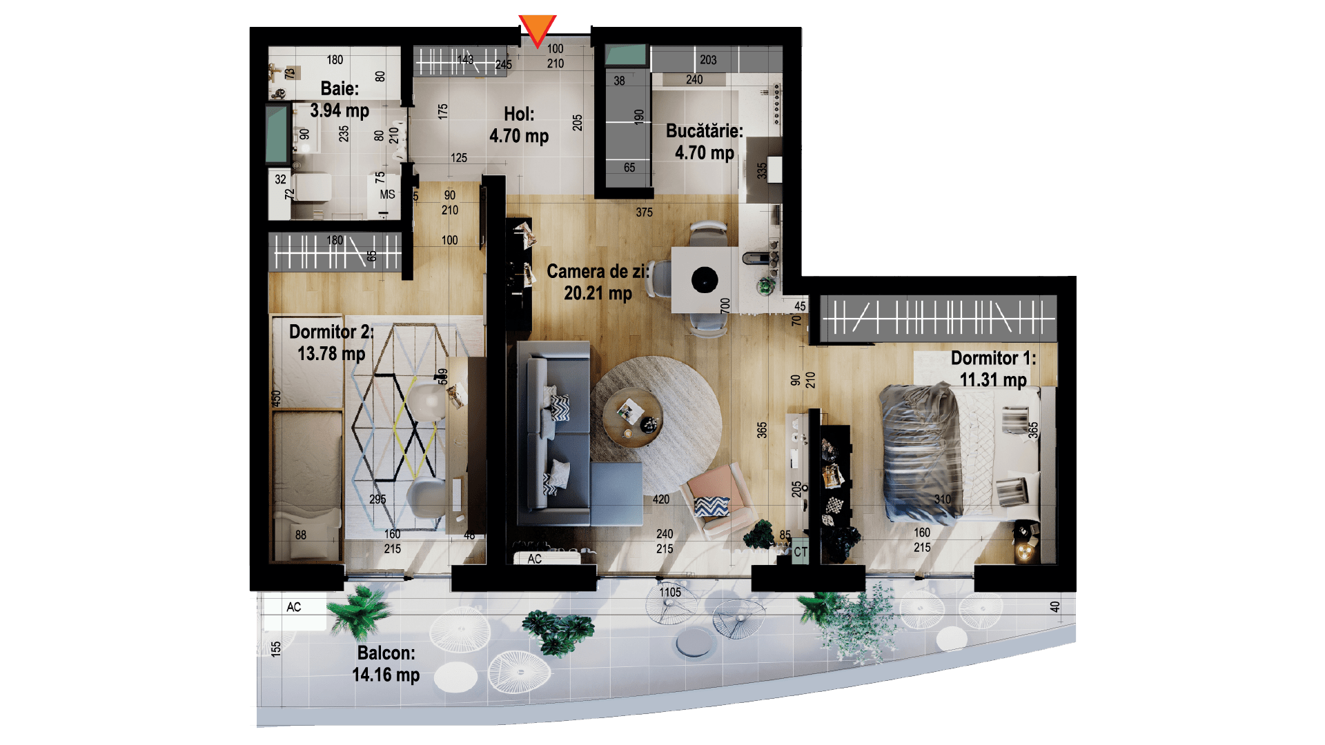 Apartament tip 2