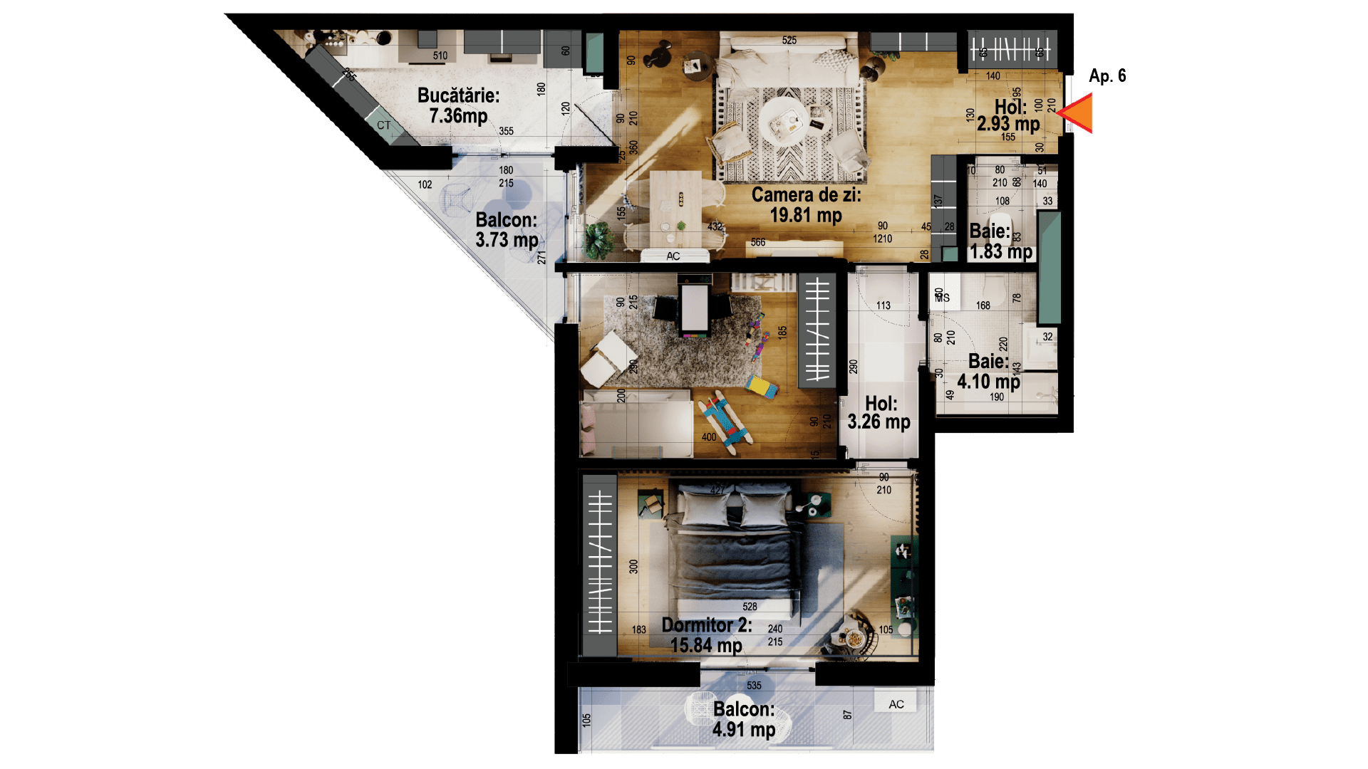 Apartament tip 6
