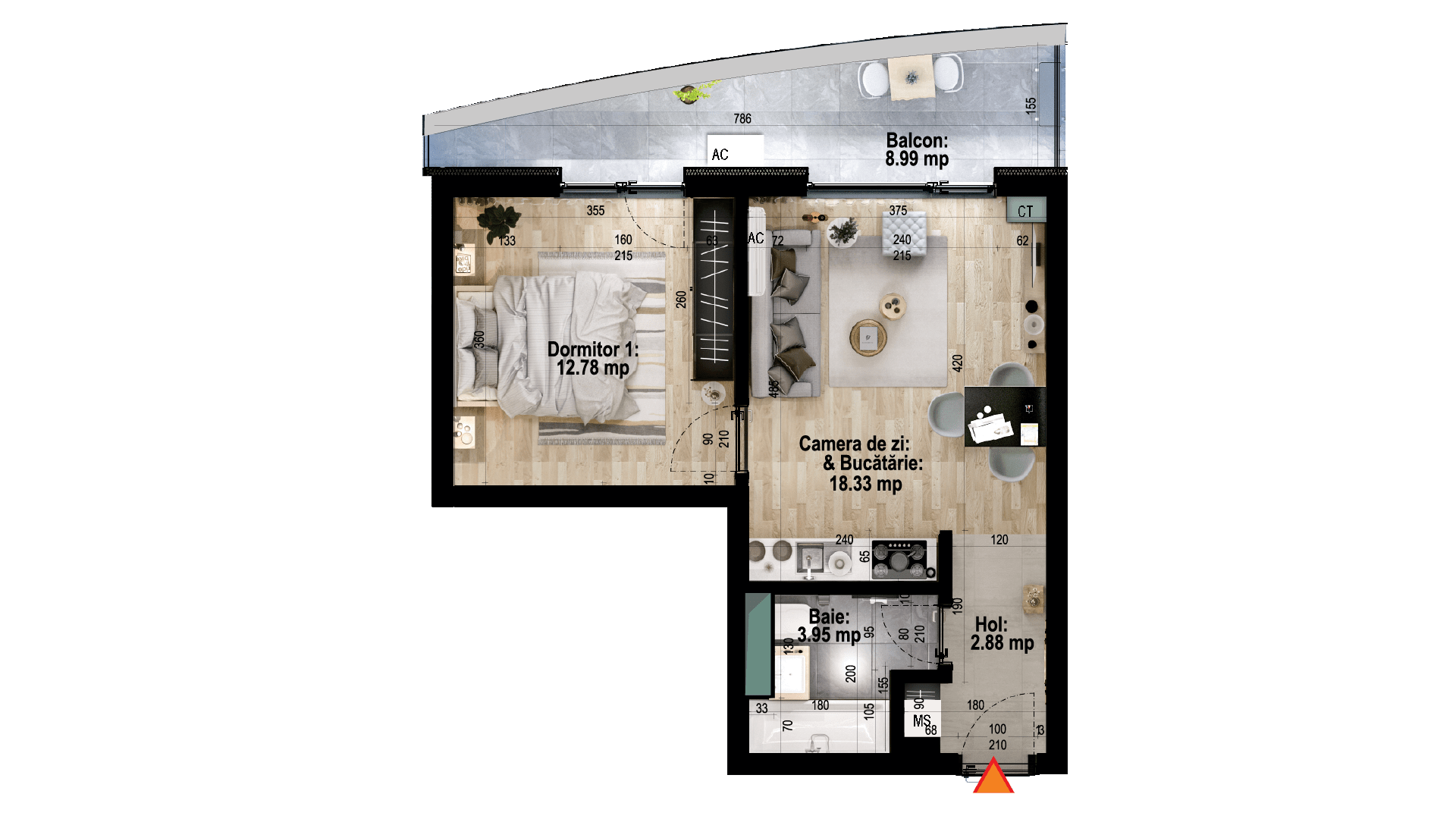 Apartament tip 8